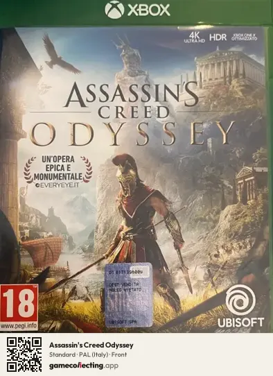 Assassin's Creed Odyssey Xbox One, Italy box front