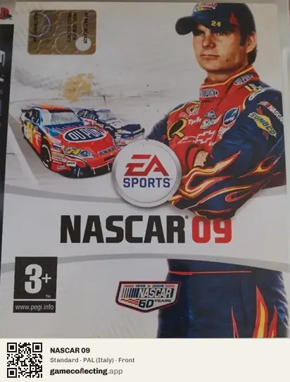 NASCAR 09 PlayStation 3, Italy box front