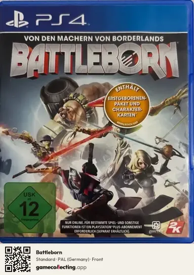 Battleborn PlayStation 4, Germany box front