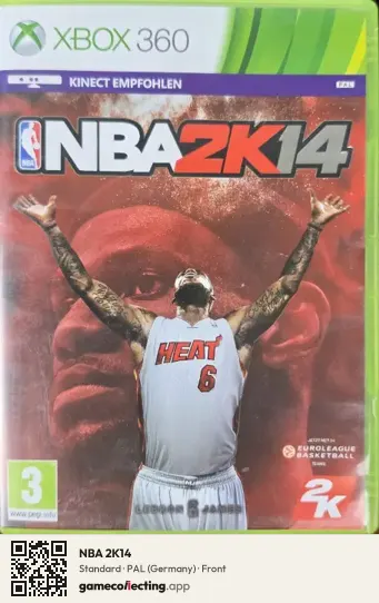 NBA 2K14 Xbox 360, Germany box front