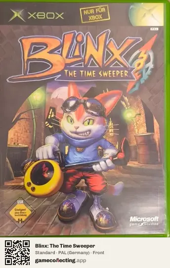 Blinx: The Time Sweeper Xbox, Germany box front