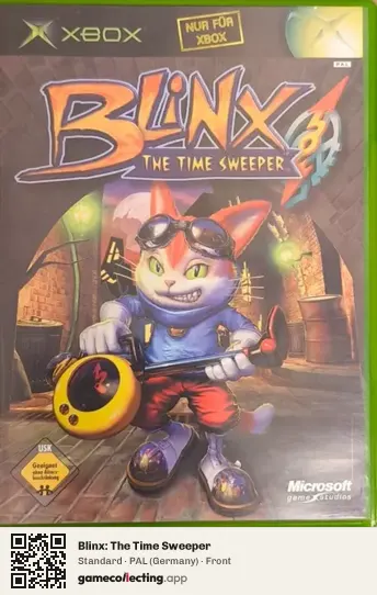 Blinx: The Time Sweeper Xbox, Germany box front
