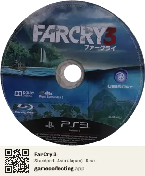 Far Cry 3 PlayStation 3, Asia disc