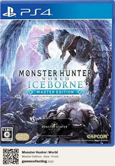 Monster Hunter: World PlayStation 4, Asia box front