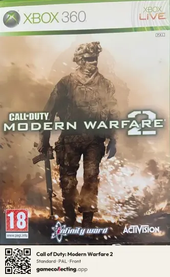 Call of Duty: Modern Warfare 2 Xbox 360, PAL box front