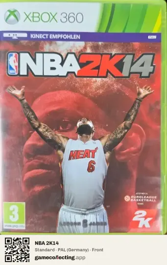 NBA 2K14 Xbox 360, Germany box front
