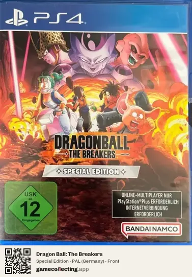 Dragon Ball: The Breakers PlayStation 4, Germany box front