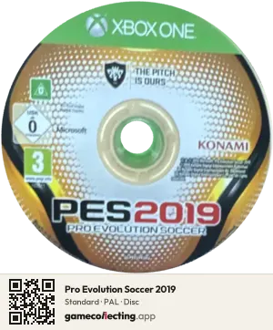 Pro Evolution Soccer 2019 Xbox One, PAL disc