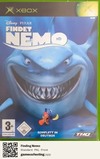 Finding Nemo Xbox, PAL box front