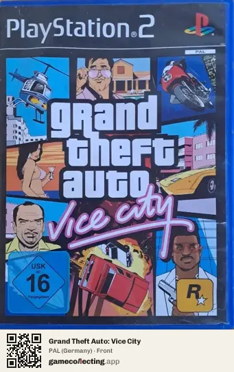 Grand Theft Auto: Vice City PlayStation 2, Germany box front