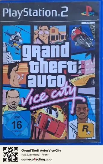 Grand Theft Auto: Vice City PlayStation 2, Germany box front