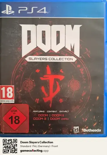 Doom Slayers Collection PlayStation 4, Germany box front
