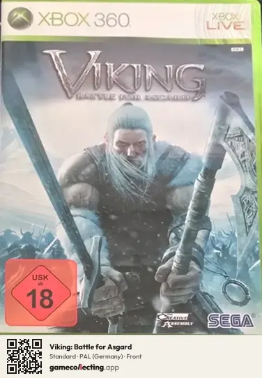 Viking: Battle for Asgard Xbox 360, Germany box front