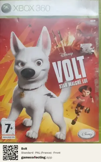Bolt Xbox 360, France box front