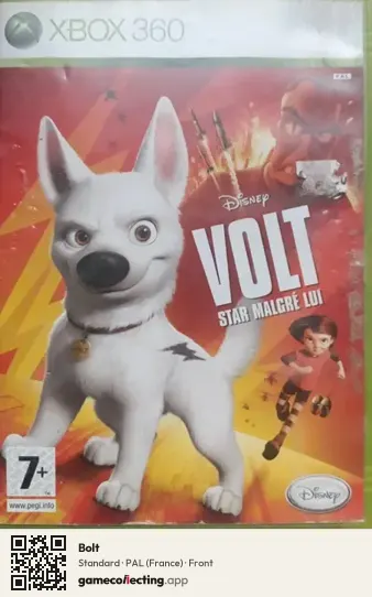 Bolt Xbox 360, France box front