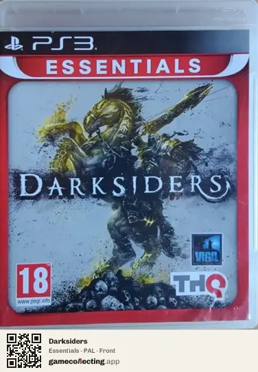 Darksiders PlayStation 3, PAL box front