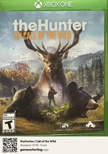 theHunter: Call of the Wild Xbox One, NTSC box front