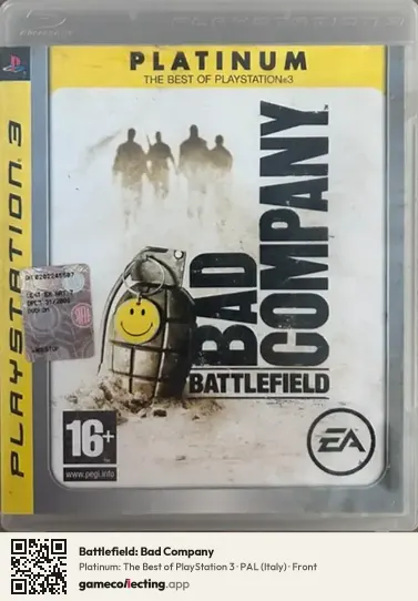 Battlefield: Bad Company PlayStation 3, Italy box front