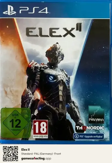 Elex II PlayStation 4, Germany box front