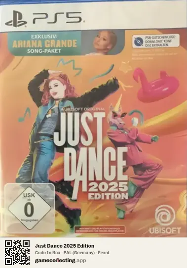 Just Dance 2025 Edition PlayStation 5, Germany box front