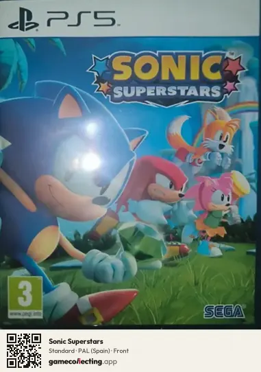 Sonic Superstars PlayStation 5, Spain box front