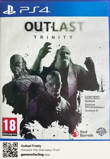 Outlast Trinity PlayStation 4, Germany box front