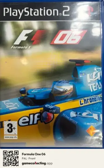 Formula One 06 PlayStation 2, PAL box front