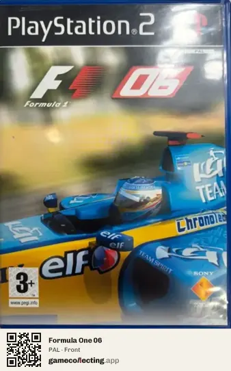 Formula One 06 PlayStation 2, PAL box front