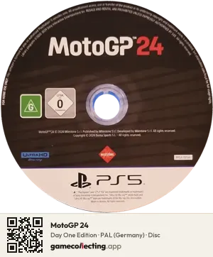 MotoGP 24 PlayStation 5, PAL disc