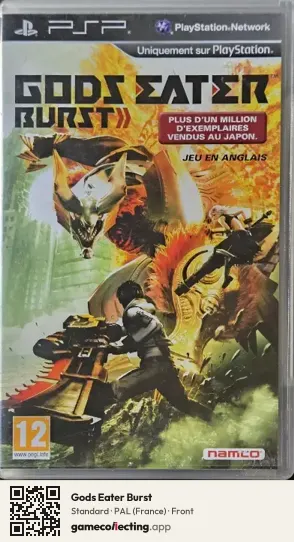 Gods Eater Burst PlayStation Portable, France box front
