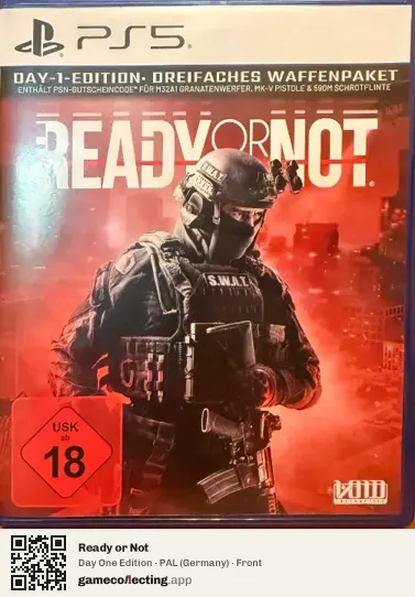 Ready or Not PlayStation 5, Germany box front
