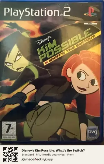 Disney's Kim Possible: What's the Switch? PlayStation 2, Nordic countries box front