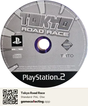 Tokyo Road Race PlayStation 2, PAL disc