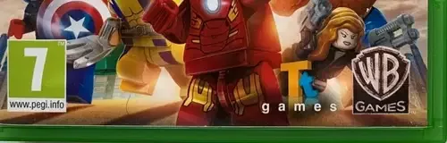 LEGO Marvel Super Heroes, the PEGI square on its front