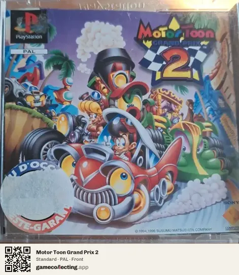 Motor Toon Grand Prix 2 PlayStation, PAL box front