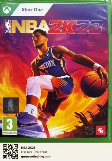 NBA 2K23 Xbox One, PAL box front