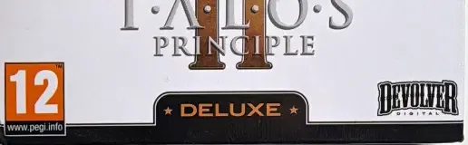 The Talos Principle II, the PEGI square on its front