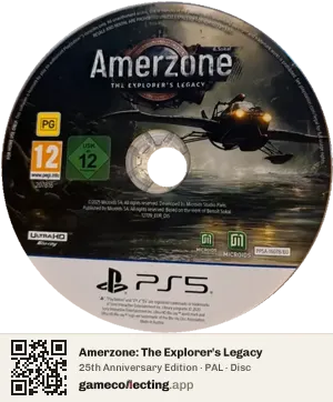 Amerzone: The Explorer's Legacy PlayStation 5, PAL disc