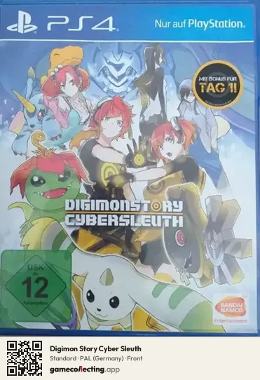 Digimon Story Cyber Sleuth PlayStation 4, Germany box front