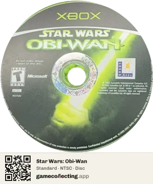 Star Wars: Obi-Wan Xbox, NTSC disc