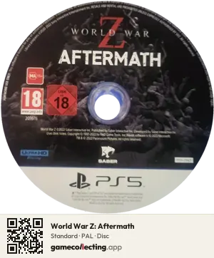World War Z: Aftermath PlayStation 5, PAL disc