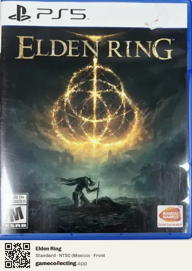 Elden Ring PlayStation 5, Mexico box front