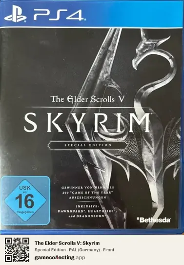 The Elder Scrolls V: Skyrim PlayStation 4, Germany box front