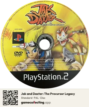 Jak and Daxter: The Precursor Legacy PlayStation 2, PAL disc
