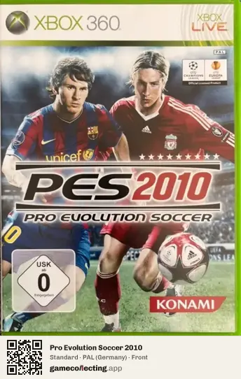 Pro Evolution Soccer 2010 Xbox 360, Germany box front