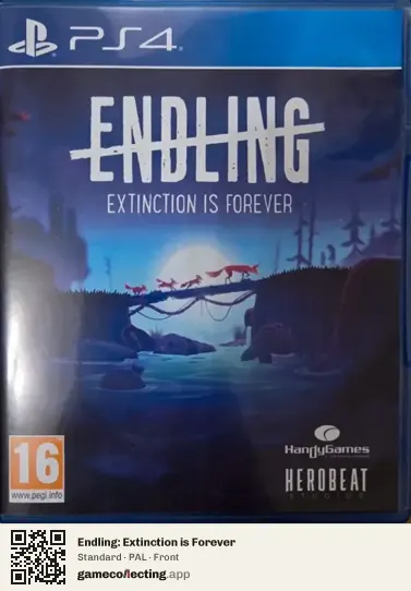 Endling: Extinction is Forever PlayStation 4, PAL box front