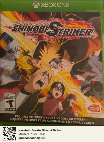 Naruto to Boruto: Shinobi Striker Xbox One, NTSC box front