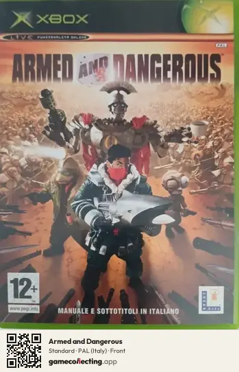 Armed and Dangerous Xbox, Italy box front