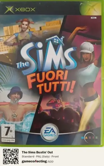 The Sims Bustin' Out Xbox, Italy box front