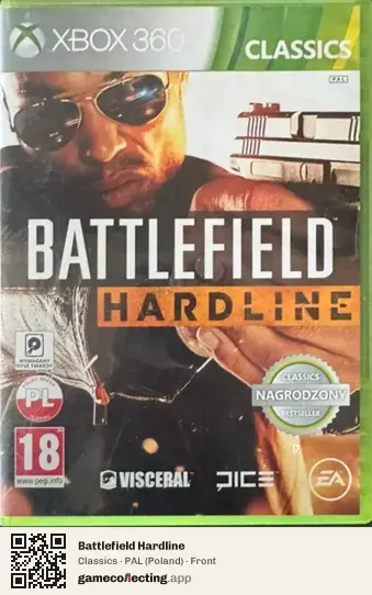 Battlefield Hardline Xbox 360, Poland box front